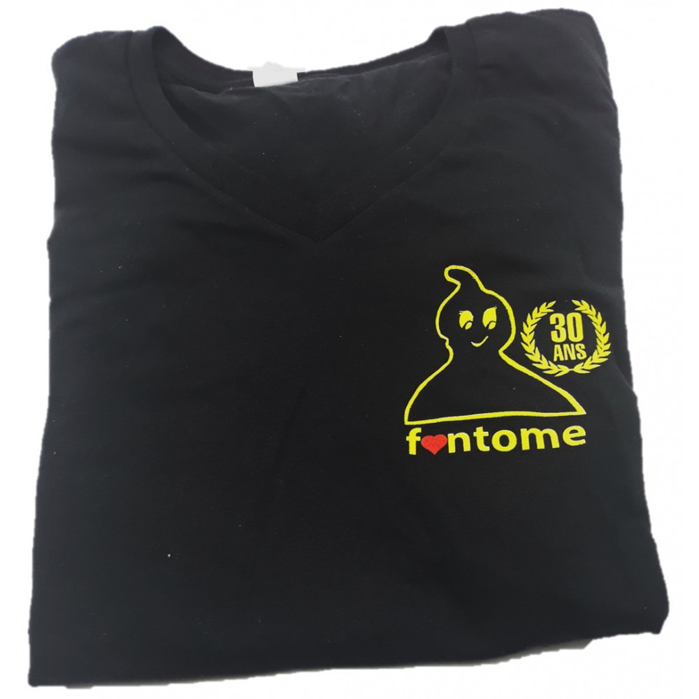 Fantome T-Shirt Black - Yellow 30 Ans L V (Women)