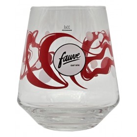 Fauve Stemless Red glass
