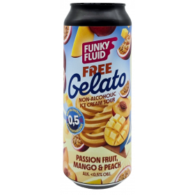 Funky Fluid Free Gelato: Passionfruit, Mango & Peach