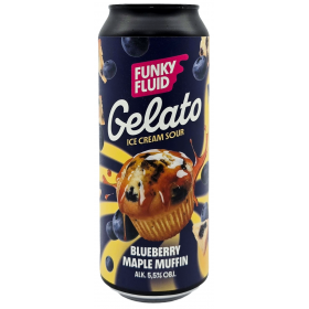 Funky Fluid Gelato: Blueberry Maple Muffin