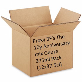 Packaging 3F Webshop The 10y Anniversary mix Geuze 375ml Pack (12x37.5cl)