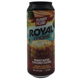 Funky Fluid Royal Cookie: Peanut Butter Coconut Cookie
