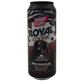 Funky Fluid Royal Cookie: Triple Chocolate