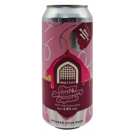 Vault City Cherry Drizzleberry Cupcake