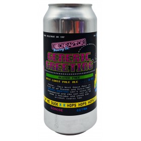 Neon Raptor Generic Gretings